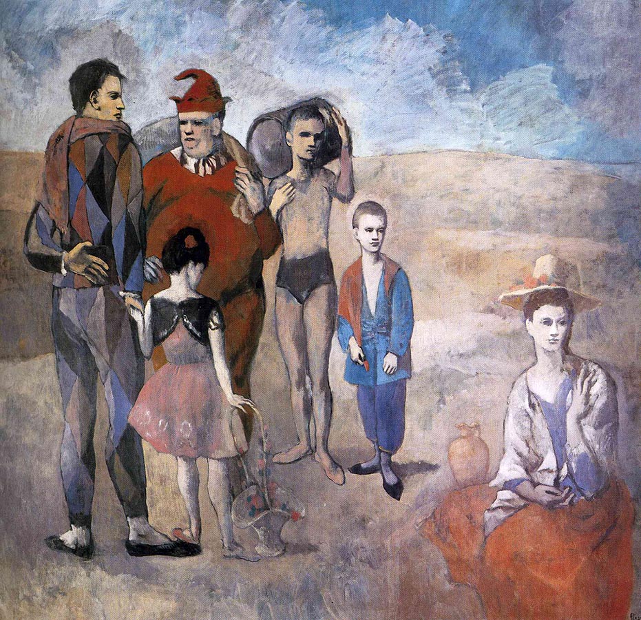 Artwork Image: Family of Saltimbanques (1905) by Pablo Picasso