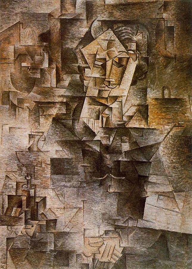 Artwork Image: Portrait of Daniel-Henry Kahnweiler (1910) by Pablo Picasso