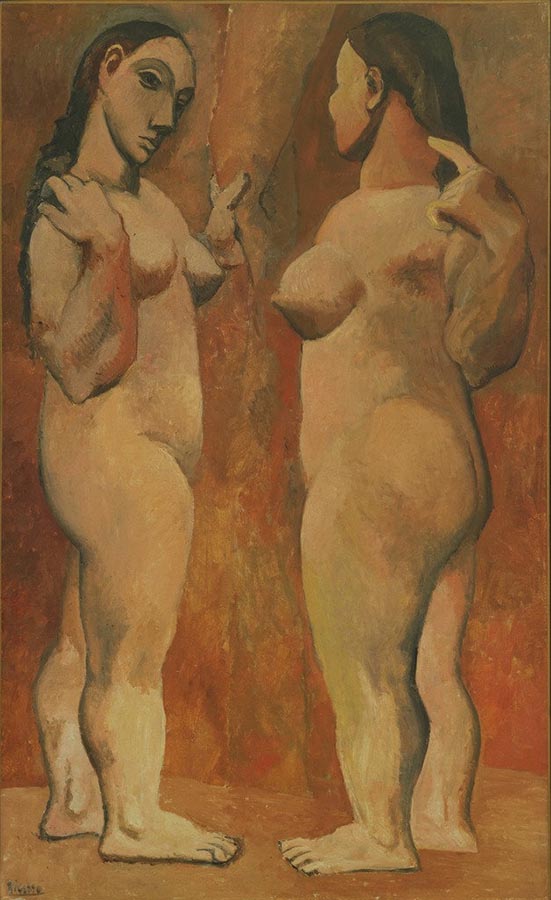 Artwork Image: Two Nudes (1907) by Pablo Picasso