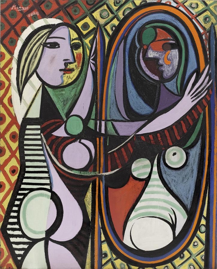 Artwork Image: Girl Before a Mirror (1932) by Pablo Picasso