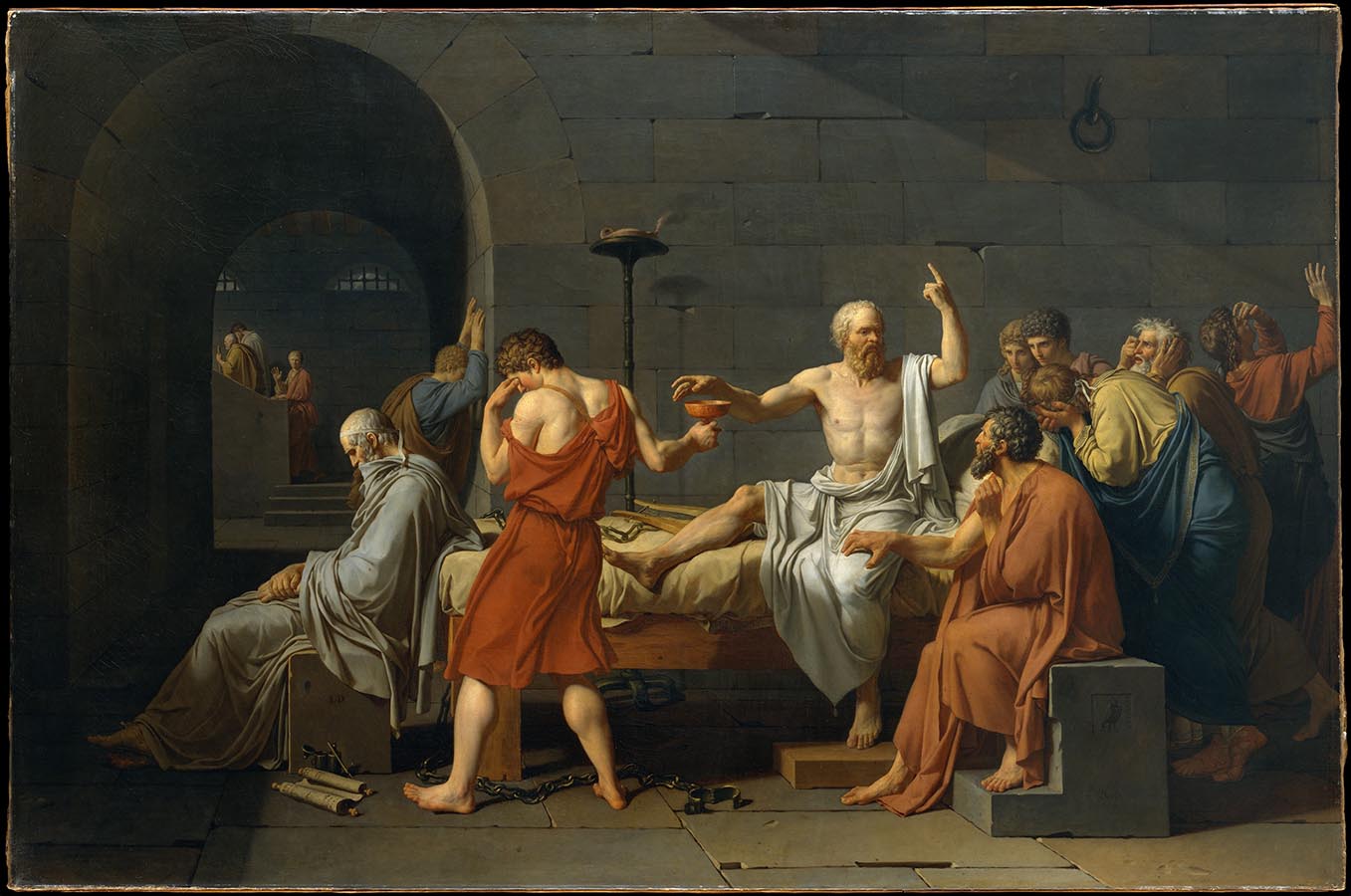Artwork Image: The Intervention of the Sabine Women (1799) by Jacques-Louis David