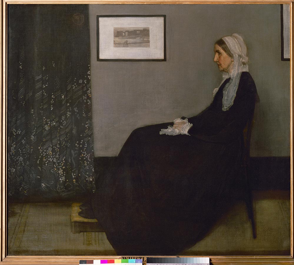 Artwork Image: Arrangement in Grey and Black: Portrait of the Painters Mother (1871) by James Abbott Whistler