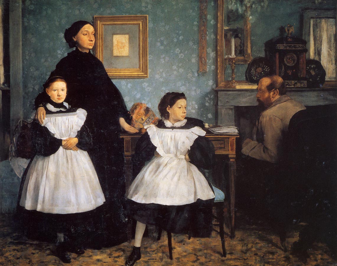 Artwork Image: The Belleli Family (1860) by Edgar Degas
