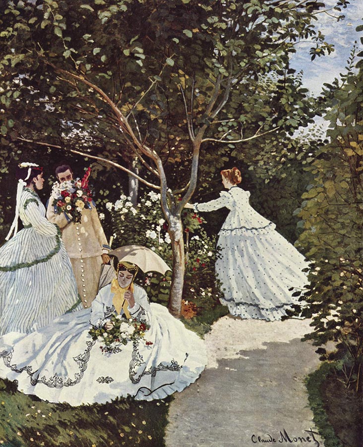 Artwork Image: Women in the Garden (1866) by Claude Monet