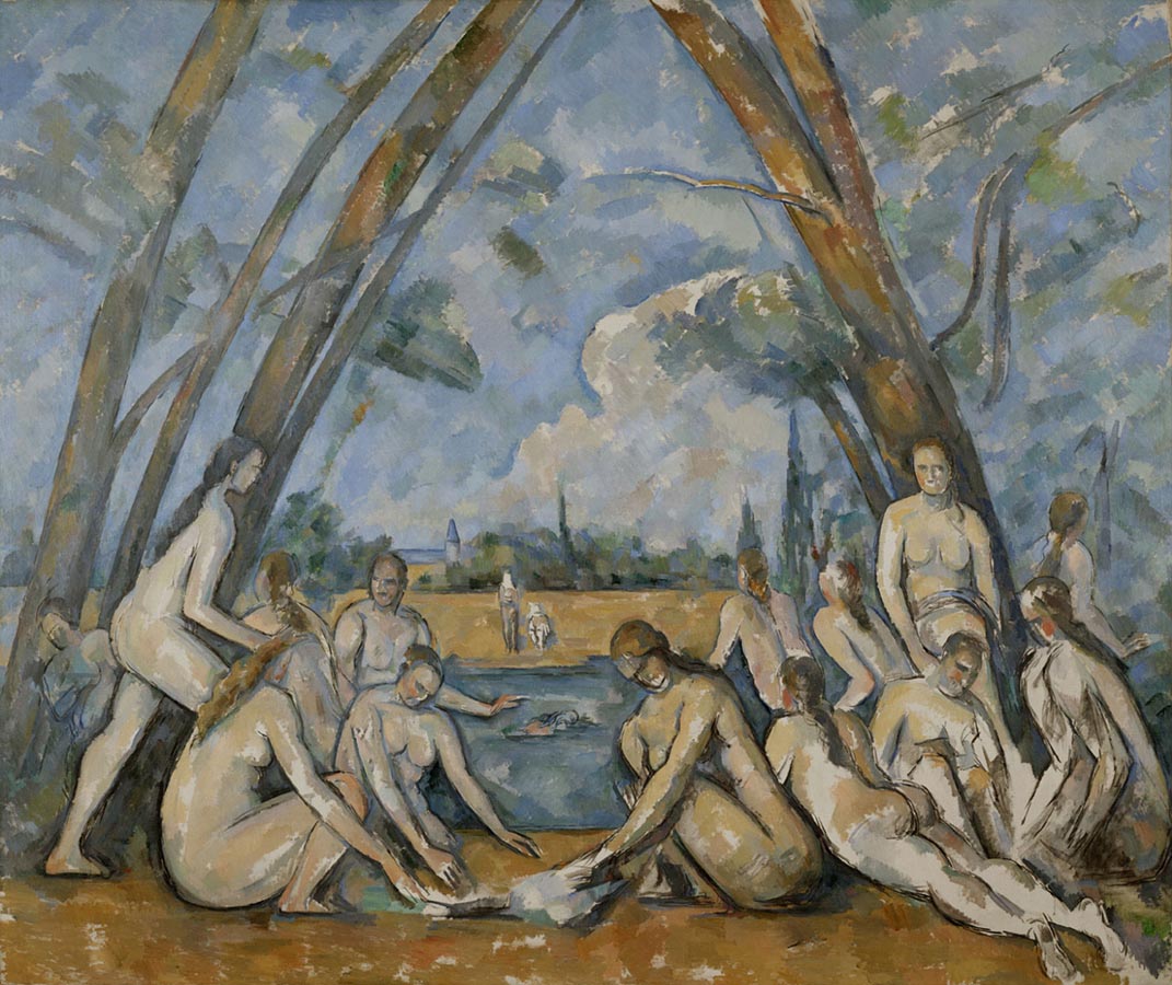 Artwork Image: Large Bathers (1899) by Paul Cezanne