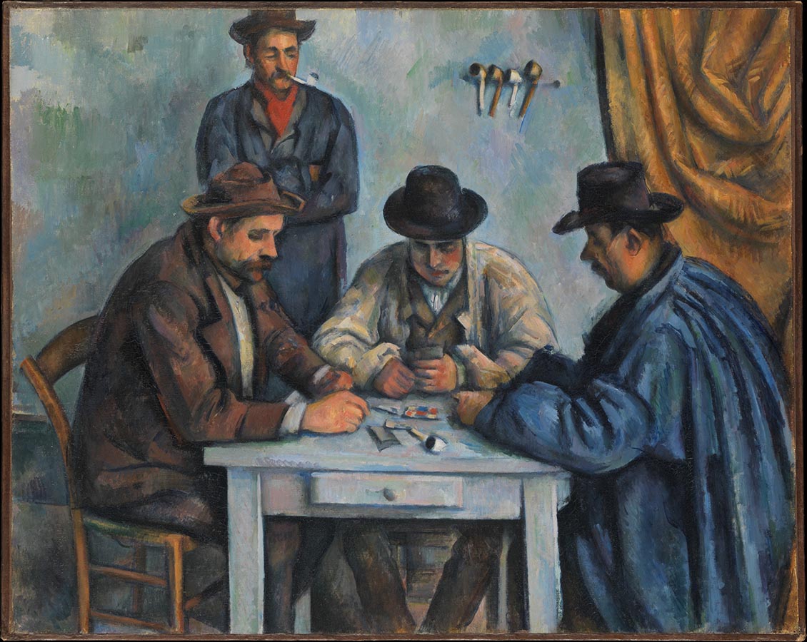 Artwork Image: Card Players (1890) by Paul Cezanne
