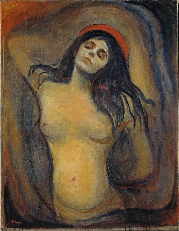 Artwork Image: Madonna (1895) by Edvard Munch