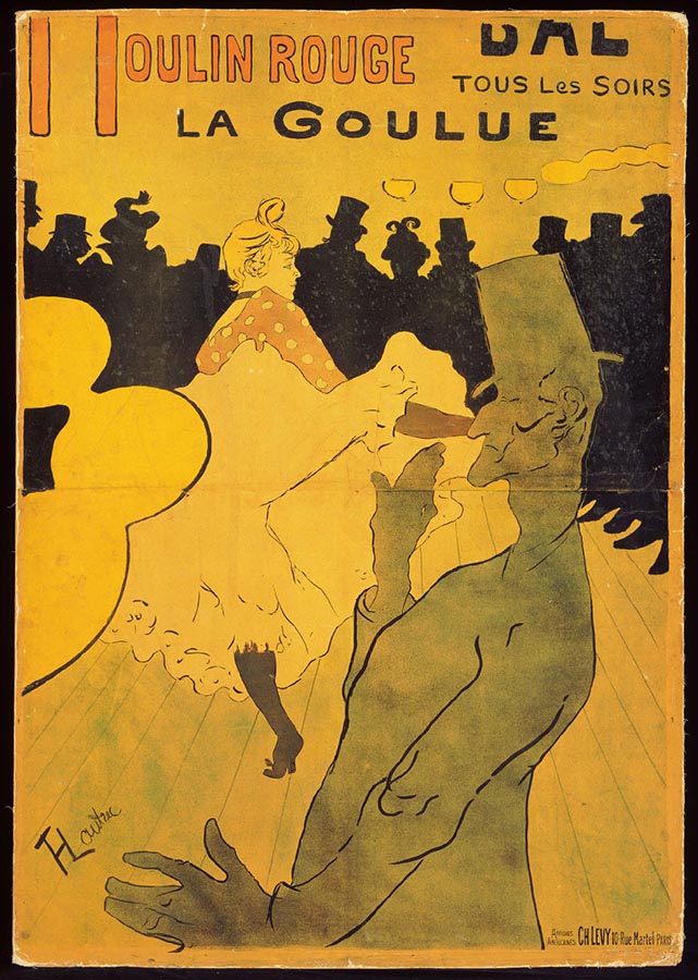 Artwork Image: At the Moulin Rouge (1890) by Henri Toulouse-Lautrec
