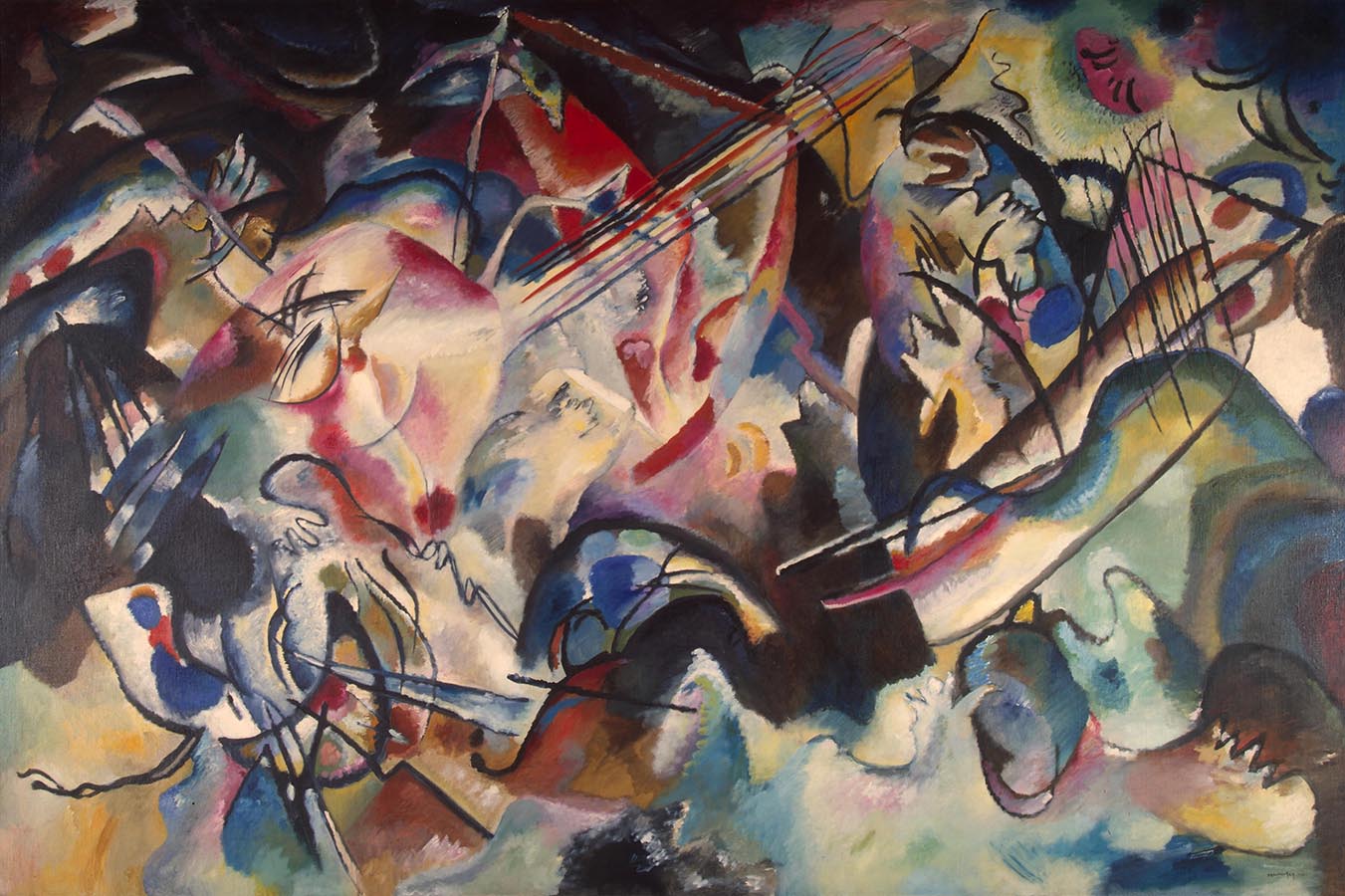 Artwork Image: Composition VI (1913) by Vasily Kandinsky
