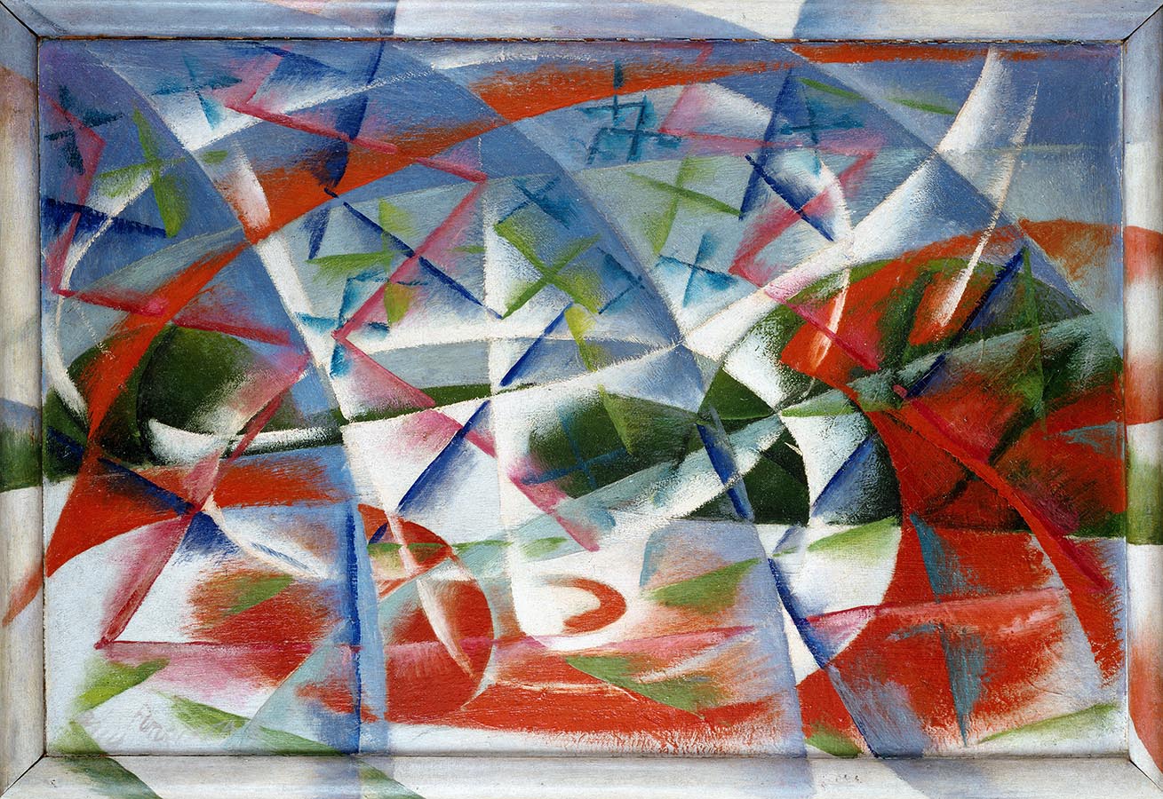 Artwork Image: Abstract Speed + Sound (1913) by Giacomo Balla