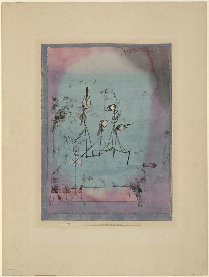 Artwork Image: Twittering Machine (1922) by Paul Klee