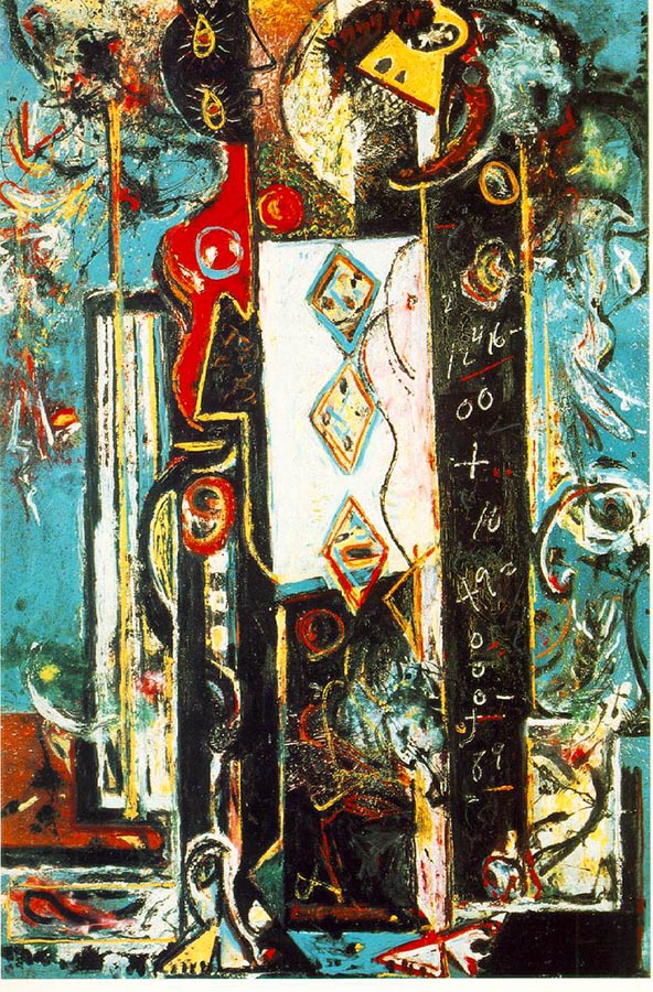Artwork Image: Male and Female (1942) by Jackson Pollock