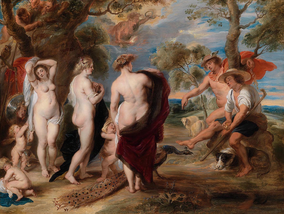 Artwork Image: The Judgement of Paris (1636) by Peter Paul Rubens