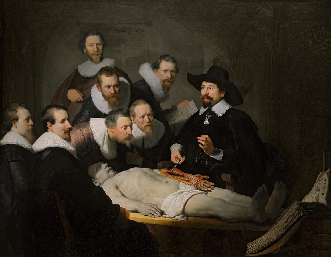 Artwork Image: The Anatomy Lesson of Dr. Nicolaes Tulp (1632) by Rembrandt