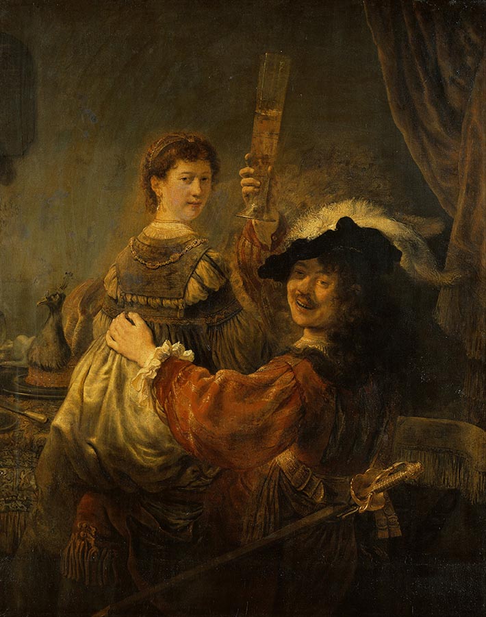 Artwork Image: The Prodigal Son in the Tavern (1637) by Rembrandt