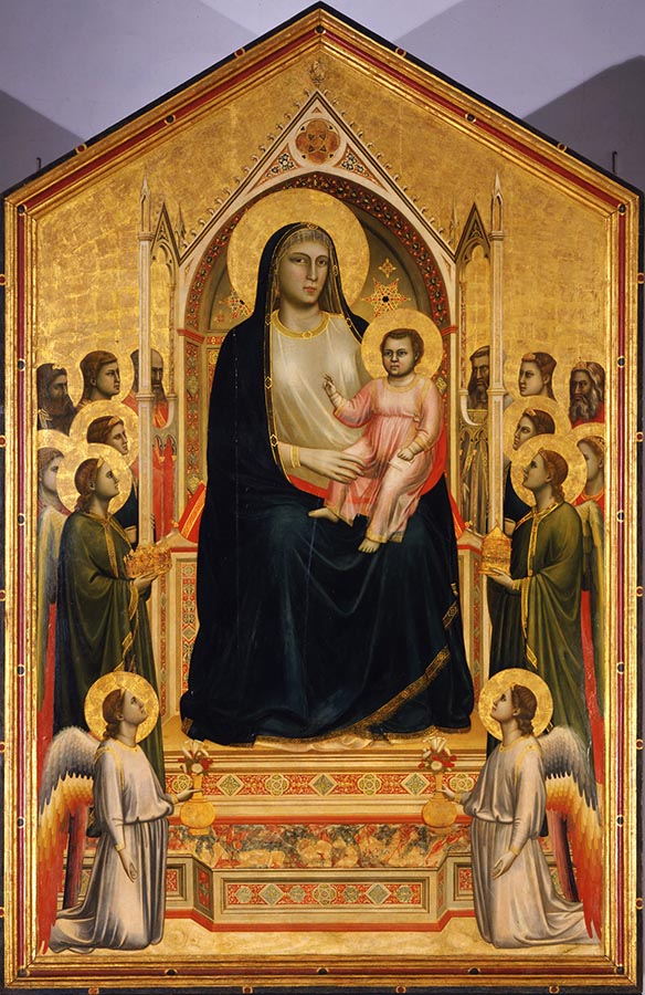 Artwork Image: Madonna Enthroned (1310) by Giotto