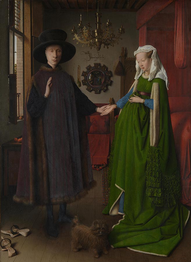 Artwork Image: Arnolfini Portrait (1434) by Jan van Eyck
