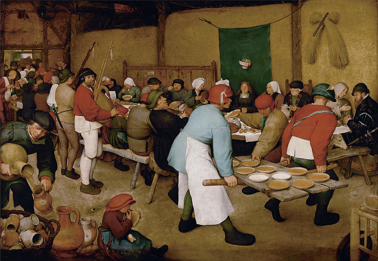 Artwork Image: The Peasant Wedding (1567) by Pieter Bruegel the Elder