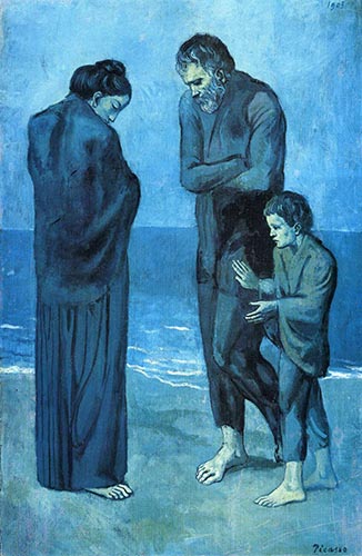 Artwork Image: The Tragedy (1903) by Pablo Picasso