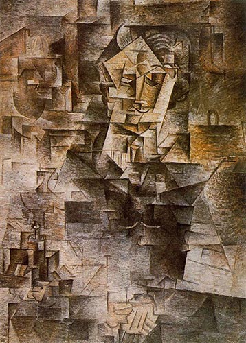 Artwork Image: Portrait of Daniel-Henry Kahnweiler (1910) by Pablo Picasso