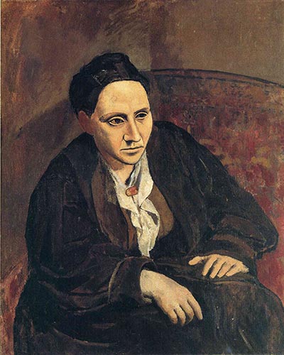 Artwork Image: Portrait of Gertrude Stein (1907) by Pablo Picasso