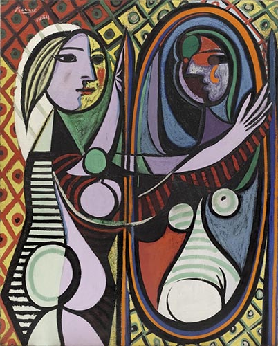 Artwork Image: Girl Before a Mirror (1932) by Pablo Picasso