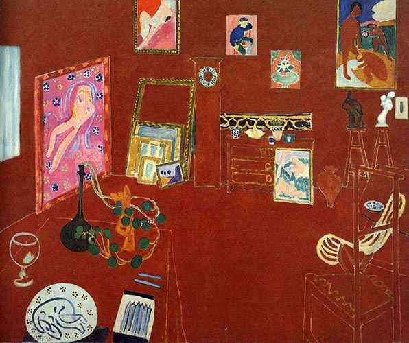 Artwork Image: Red Studio (1911) by Henri Matisse