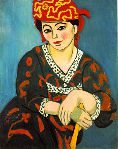 Artwork Image: The Red Madras Headdress (1907) by Henri Matisse