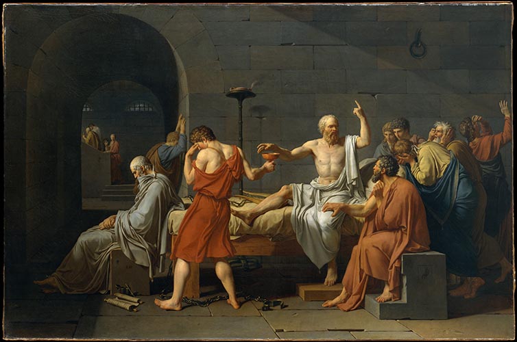 Artwork Image: The Intervention of the Sabine Women (1799) by Jacques-Louis David