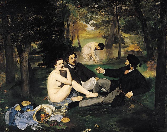 Artwork Image: Luncheon on the Grass (1863) by Edouard Manet