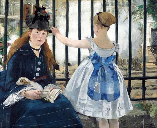 Artwork Image: Railroad (1872) by Edouard Manet