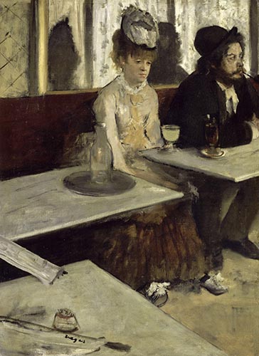 Artwork Image: Glass of Absinthe (1877) by Edgar Degas