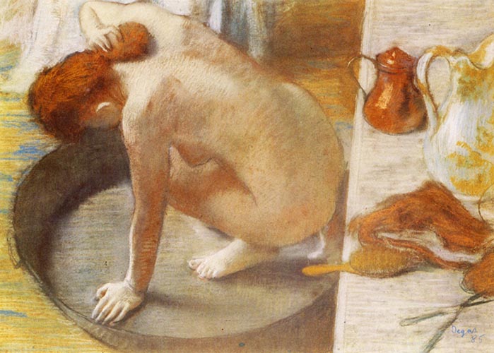 Artwork Image: The Tub (1886) by Edgar Degas