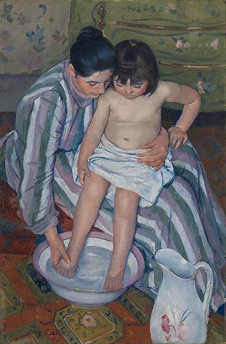 Artwork Image: Bath (1891) by Mary Cassatt