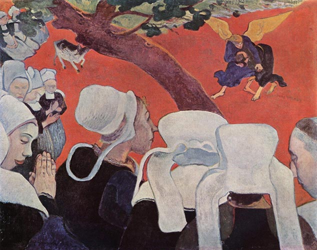 Artwork Image: Vision After the Sermon (1888) by Paul Gauguin