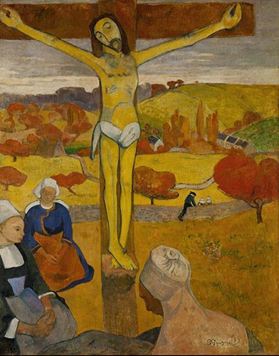 Artwork Image: Yellow Christ (1889) by Paul Gauguin
