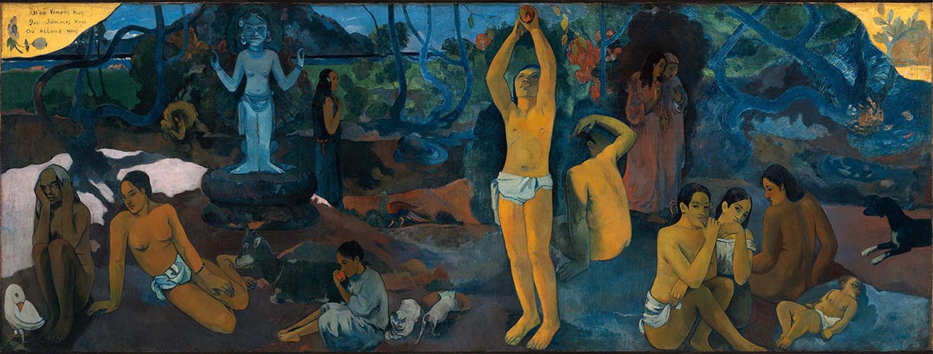 Artwork Image: Where Do We Come From? What Are We? Where Are We Going? (1897) by Paul Gauguin