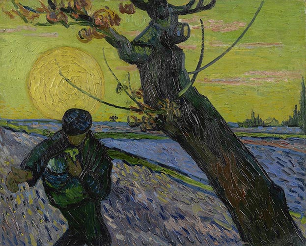 Artwork Image: Sower with Setting Sun (1888) by Vincent Van Gogh