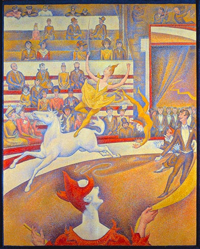 Artwork Image: Circus (1891) by Georges Seurat