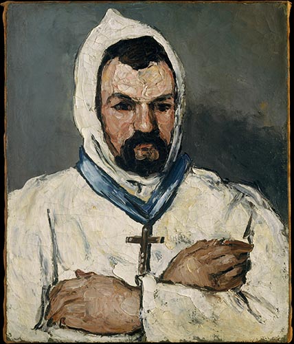 Artwork Image: Portrait of Uncle Dominique, as a Monk (1866) by Paul Cezanne