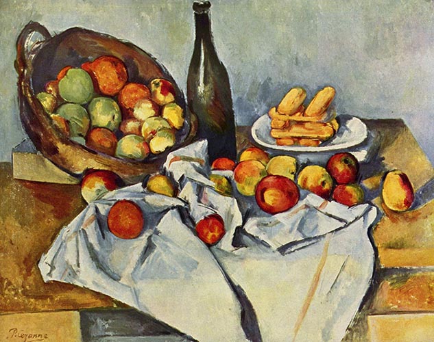 Artwork Image: The Basket of Apples (1895) by Paul Cezanne