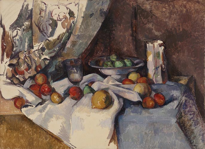 Artwork Image: Still Life With Apples (1890) by Paul Cezanne