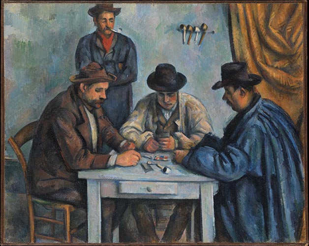 Artwork Image: Card Players (1890) by Paul Cezanne