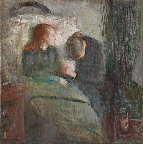 Artwork Image: Sick Child (1885) by Edvard Munch