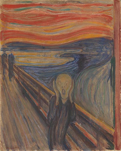 Artwork Image: Cry (The Scream) (1893) by Edvard Munch