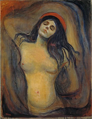 Artwork Image: Madonna (1895) by Edvard Munch