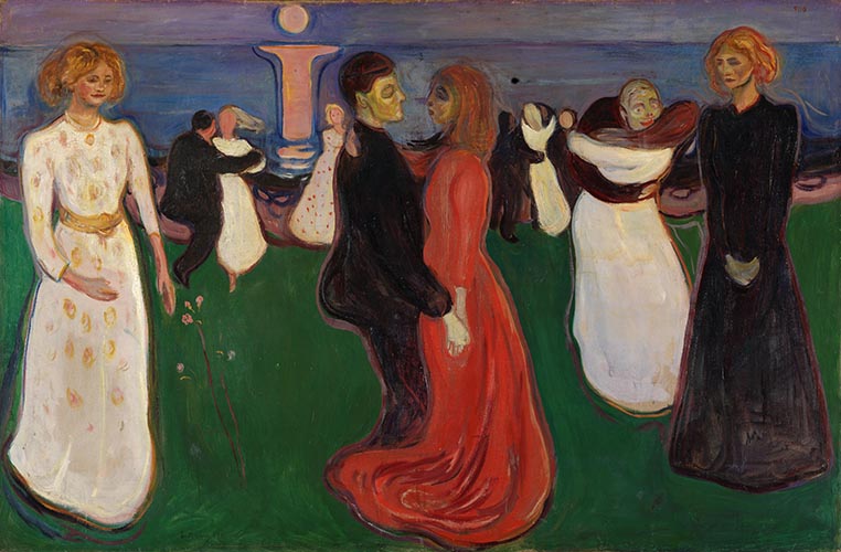 Artwork Image: Dance of Life (1900) by Edvard Munch