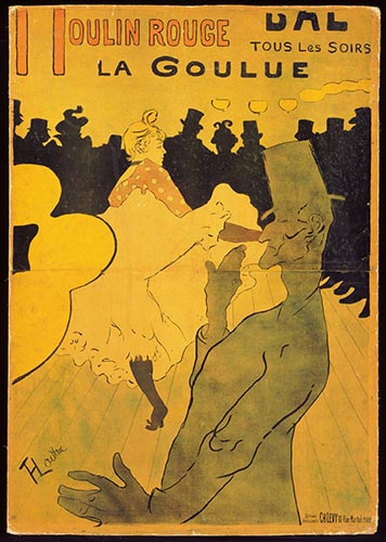 Artwork Image: At the Moulin Rouge (1890) by Henri Toulouse-Lautrec
