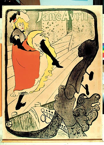 Artwork Image: Jane Avril (1893) by Henri Toulouse-Lautrec