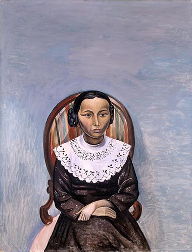 Artwork Image: Portrait of a Girl in Black (1913) by Andre Derain